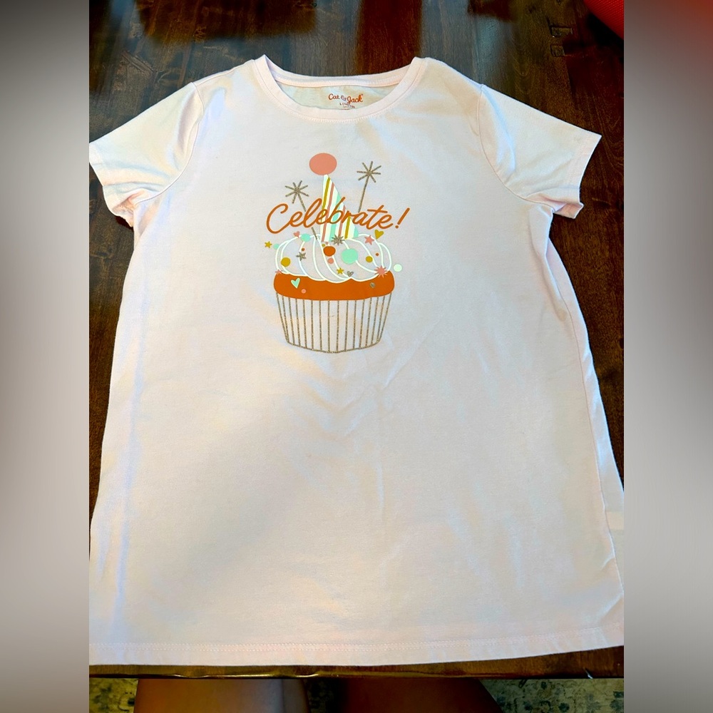 Girl’s Cat & Jack Celebrate Shirt